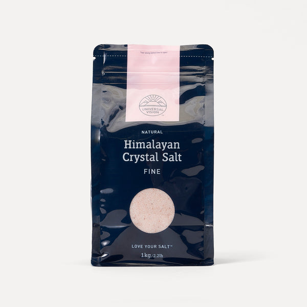Himalayan Crystal Salt 1kg Fine Universal Vision Trading