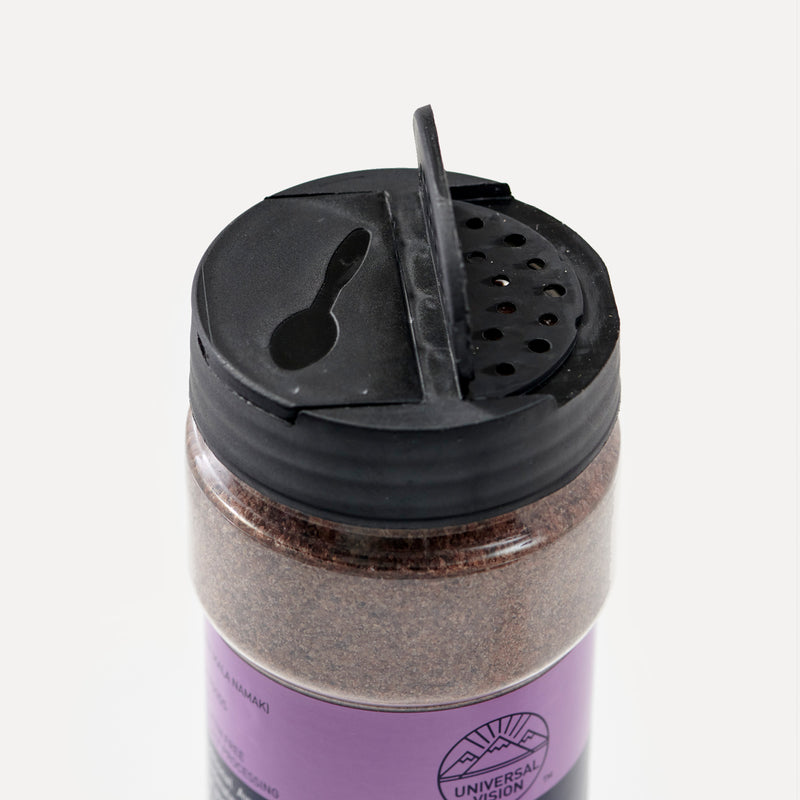 Black Salt Fine 454g (16oz) Shaker